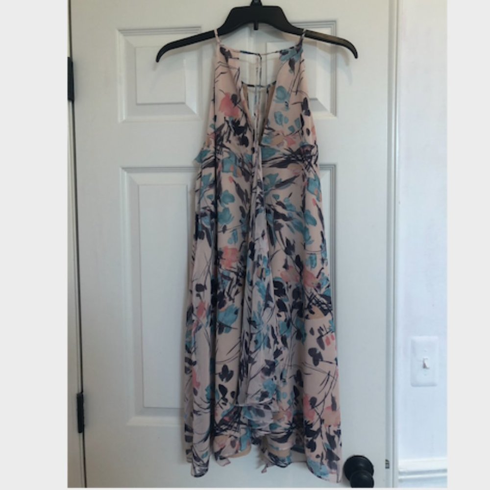 BCBGMAZRIA Pink Pattern Dress